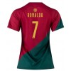 Damen Fußballbekleidung Portugal Cristiano Ronaldo #7 Heimtrikot WM 2022 Kurzarm